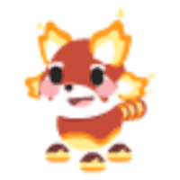 Toasty Red Panda Sticker - Legendary from Fire Dimension Sticker Pack